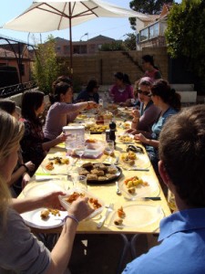 Photo d'un repas commun