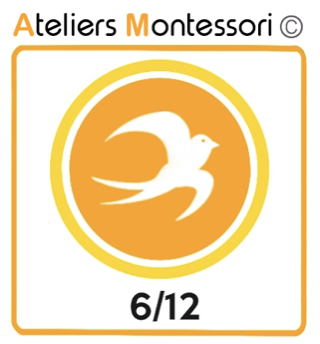 Logo 6/12 Ateliers Montessori Grasse