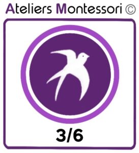 Logo Ateliers Montessori 3/6 ans